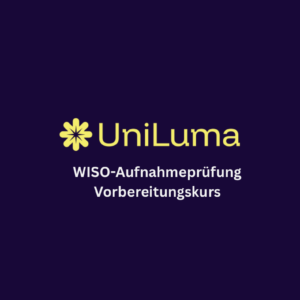 Vorbereitungskurs WU WISO Aufnahmeprüfung